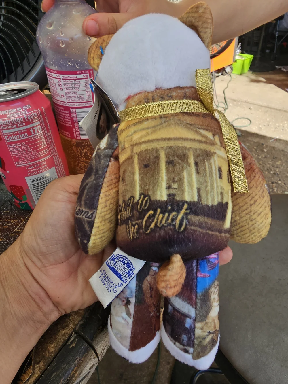 Presidential Coin Bear - John Adams Collectible Plush (Multicolor)
